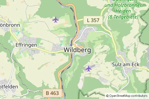 Mapa Wildberg