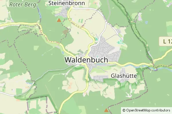 Mapa Waldenbuch