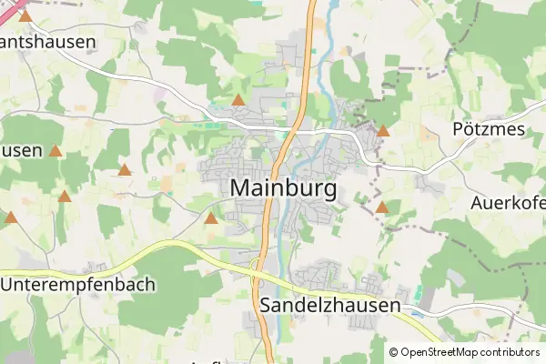 Mapa Mainburg