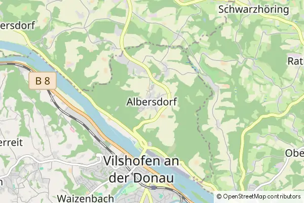 Mapa Albersdorf