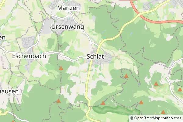 Mapa Schlat