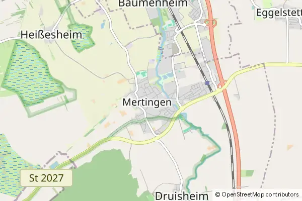 Mapa Mertingen