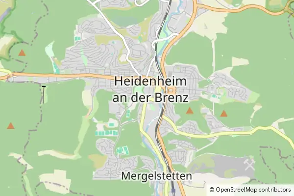 Mapa Heidenheim