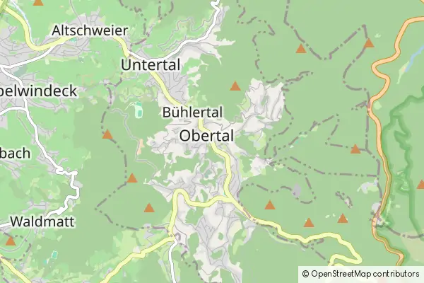 Mapa Buehlertal