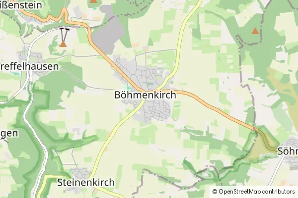 Mapa Boehmenkirch