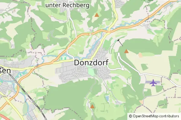 Mapa Donzdorf