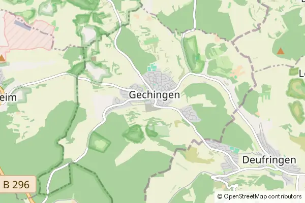 Mapa Gechingen