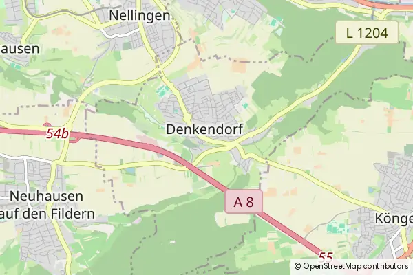 Mapa Denkendorf