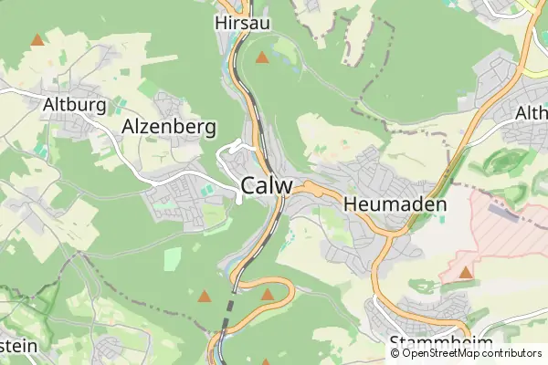 Mapa Calw