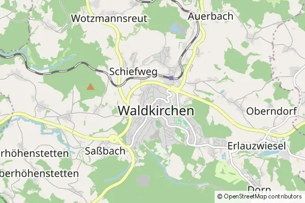 Mapa Waldkirchen