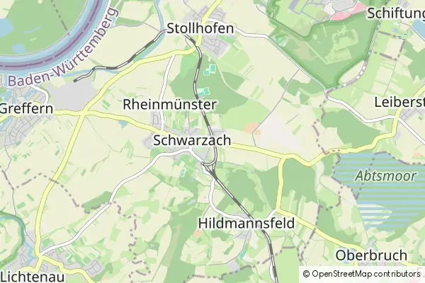 Mapa Rheinmuenster