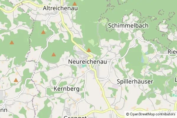 Mapa Neureichenau