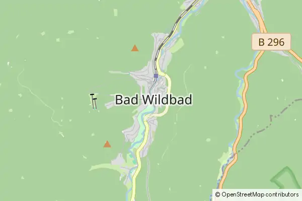 Mapa Bad Wildbad