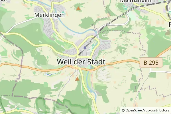 Mapa Weil der Stadt