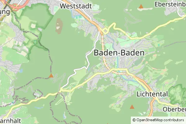 Mapa Baden-Baden