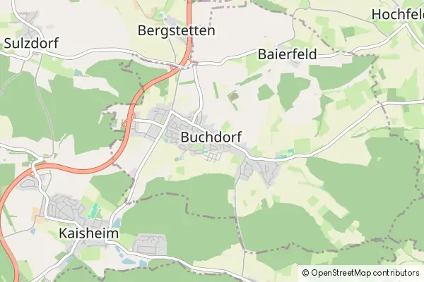 Mapa Buchdorf