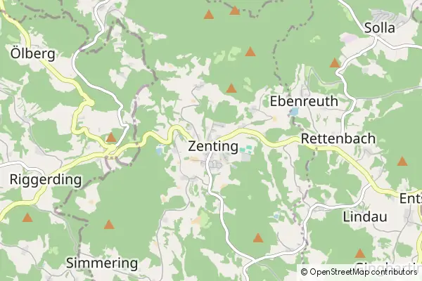 Mapa Zenting