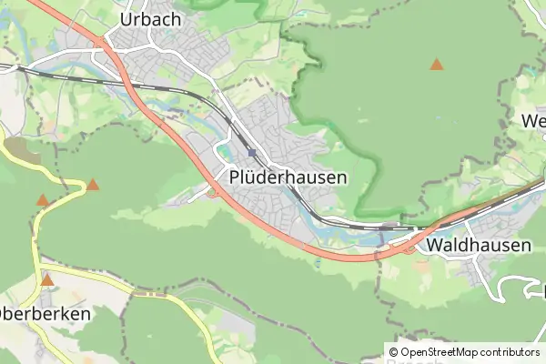 Mapa Pluederhausen