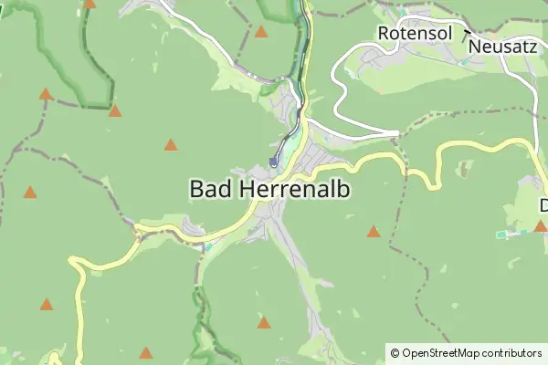 Mapa Bad Herrenalb