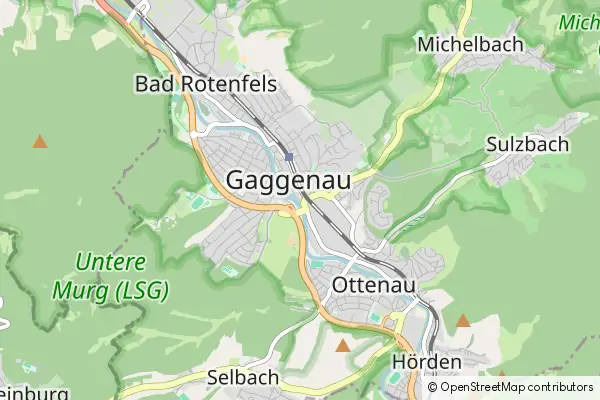 Mapa Gaggenau