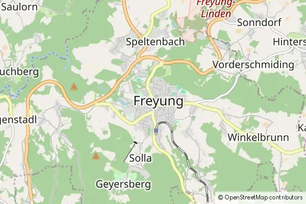 Mapa Freyung