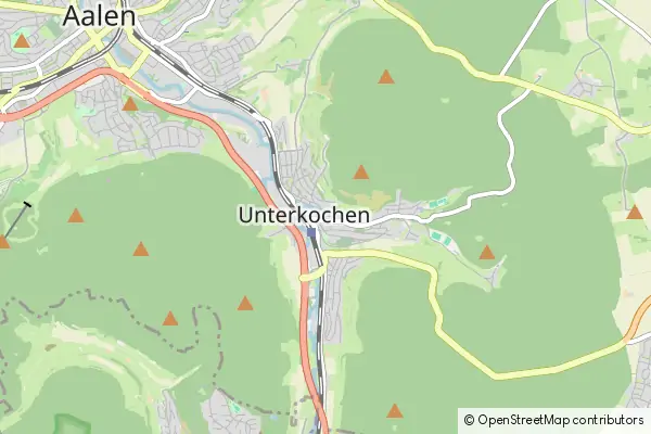 Mapa Unterkochen