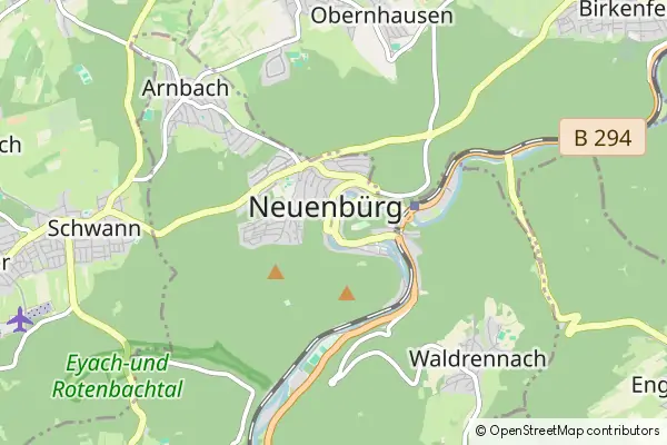 Mapa Neuenbuerg