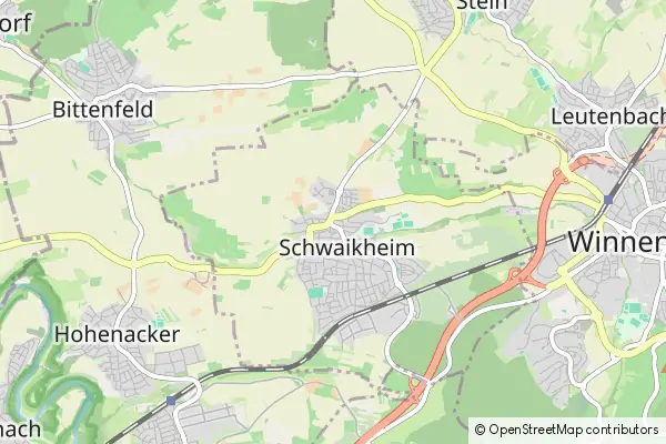 Mapa Schwaikheim