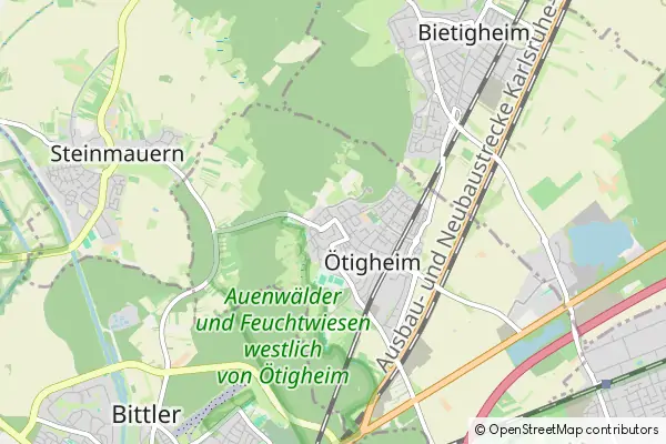 Mapa Oetigheim