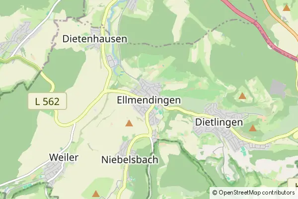 Mapa Keltern