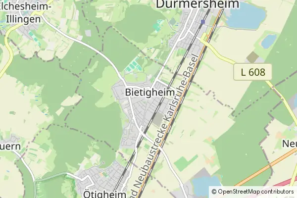 Mapa Bietigheim