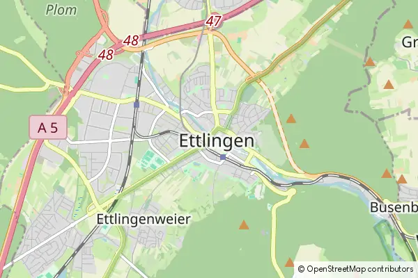 Mapa Ettlingen