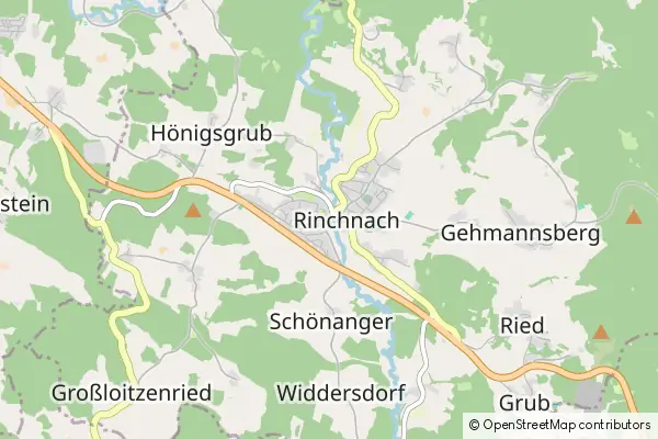 Mapa Rinchnach