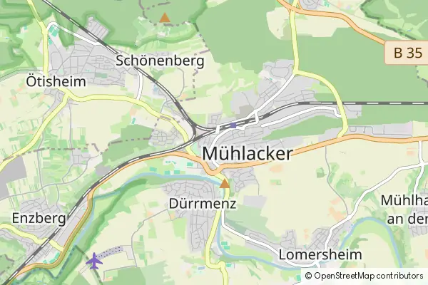 Mapa Mühlacker