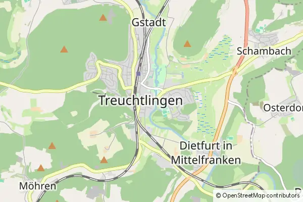 Mapa Treuchtlingen