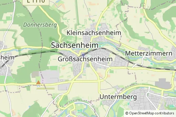 Mapa Sachsenheim