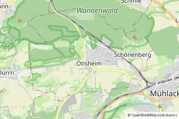 Mapa Ötisheim