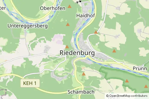 Mapa Riedenburg