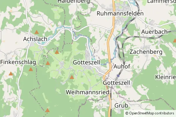 Mapa Gotteszell