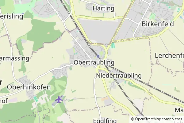 Mapa Obertraubling