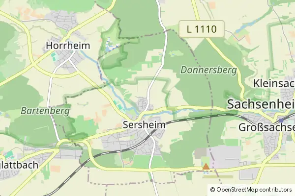 Mapa Sersheim