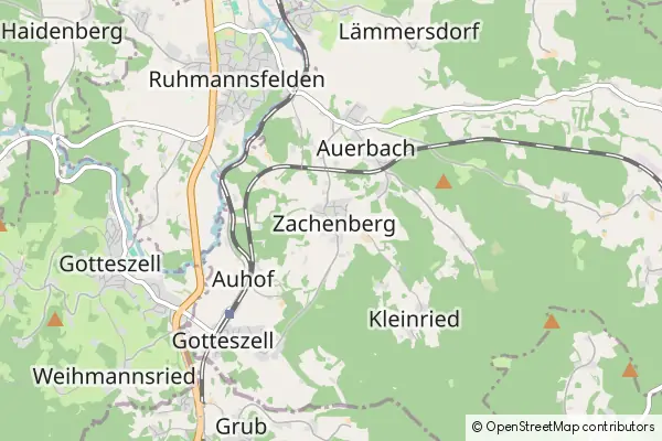 Mapa Zachenberg