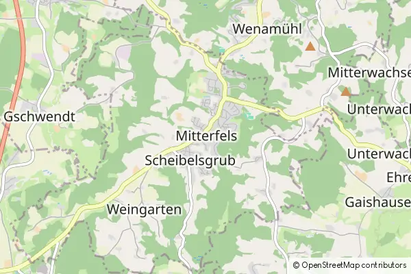 Mapa Mitterfels