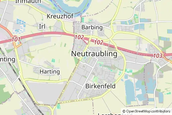 Mapa Neutraubling