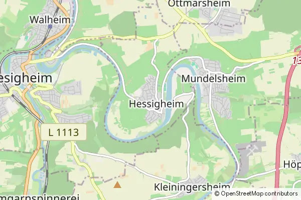 Mapa Hessigheim