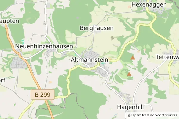 Mapa Altmannstein