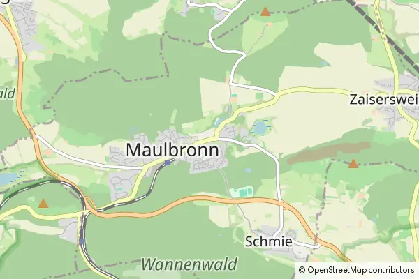 Mapa Maulbronn