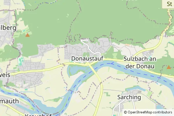 Mapa Donaustauf