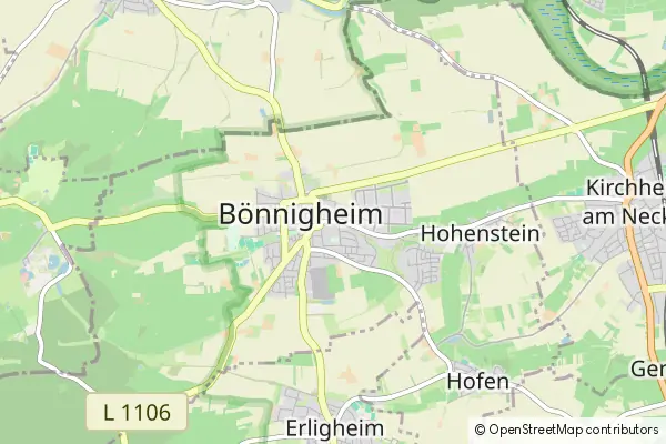 Mapa Bonnigheim