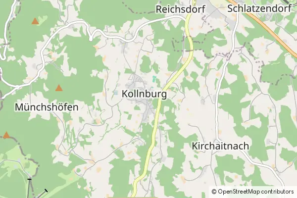 Mapa Kollnburg